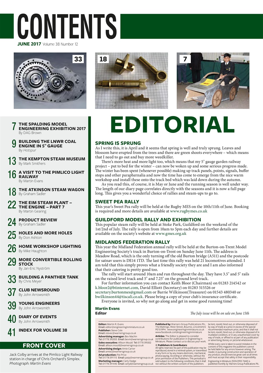 Engineering in Miniature Preview Pages