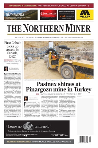 The Northern Miner issue Vol. 103 No. 10