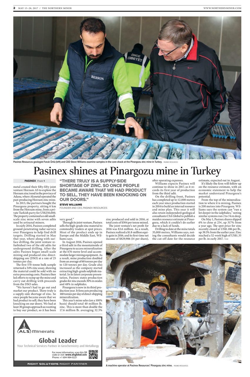 The Northern Miner Preview Pages