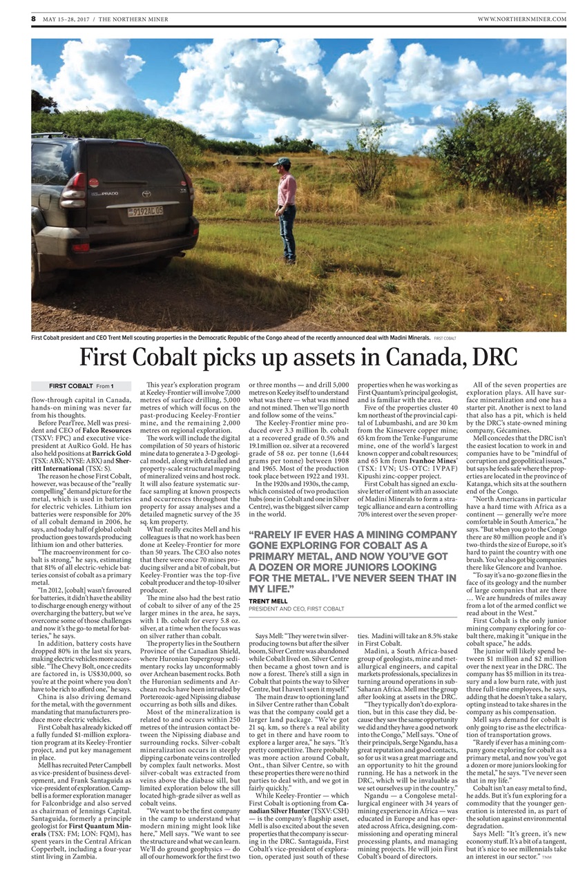 The Northern Miner Preview Pages