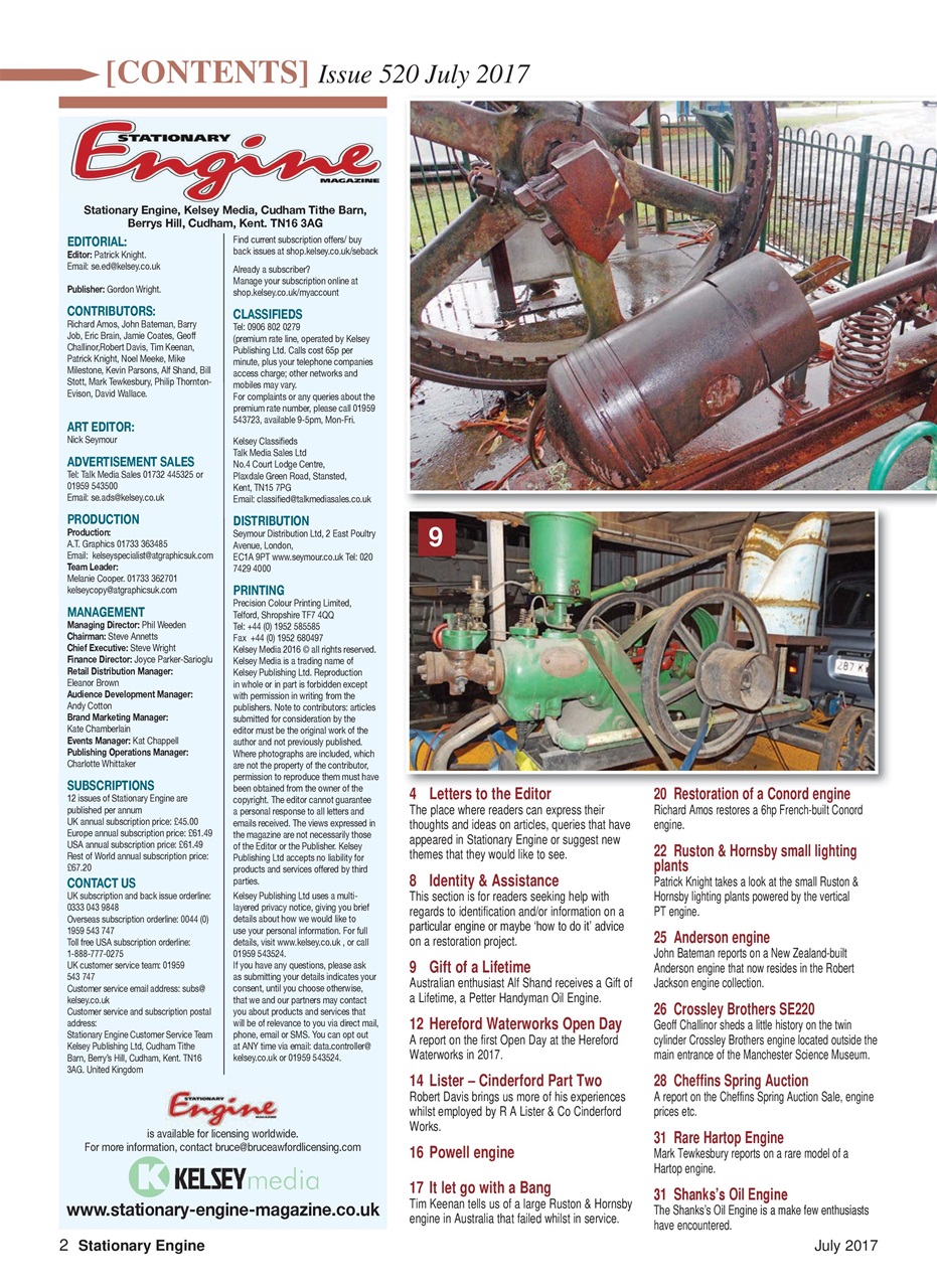 Stationary Engine Preview Pages