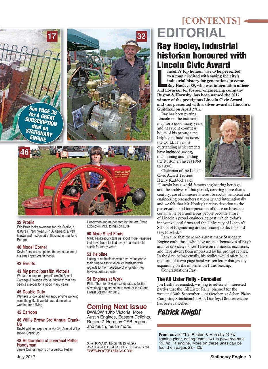 Stationary Engine Preview Pages