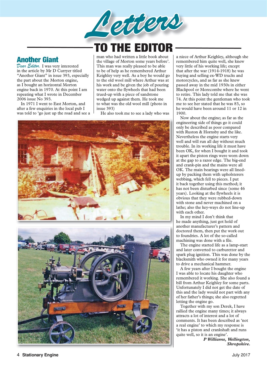 Stationary Engine Preview Pages
