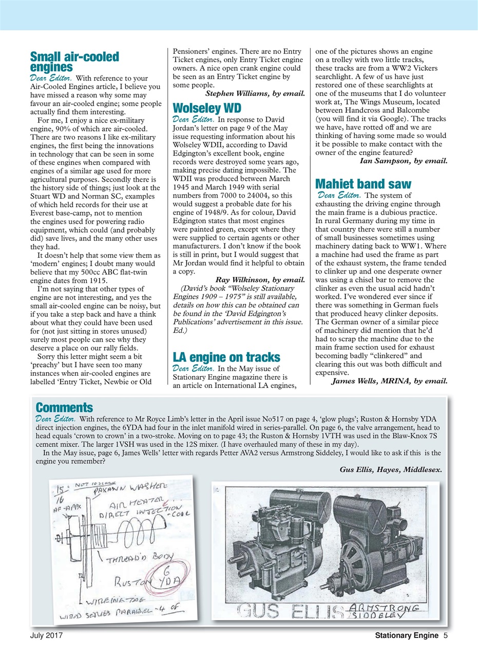Stationary Engine Preview Pages