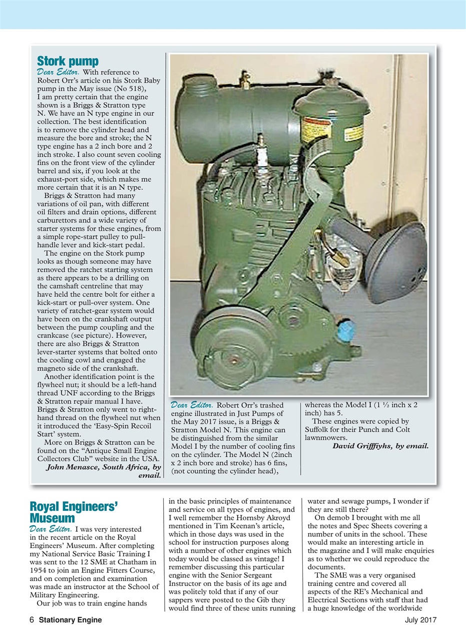 Stationary Engine Preview Pages