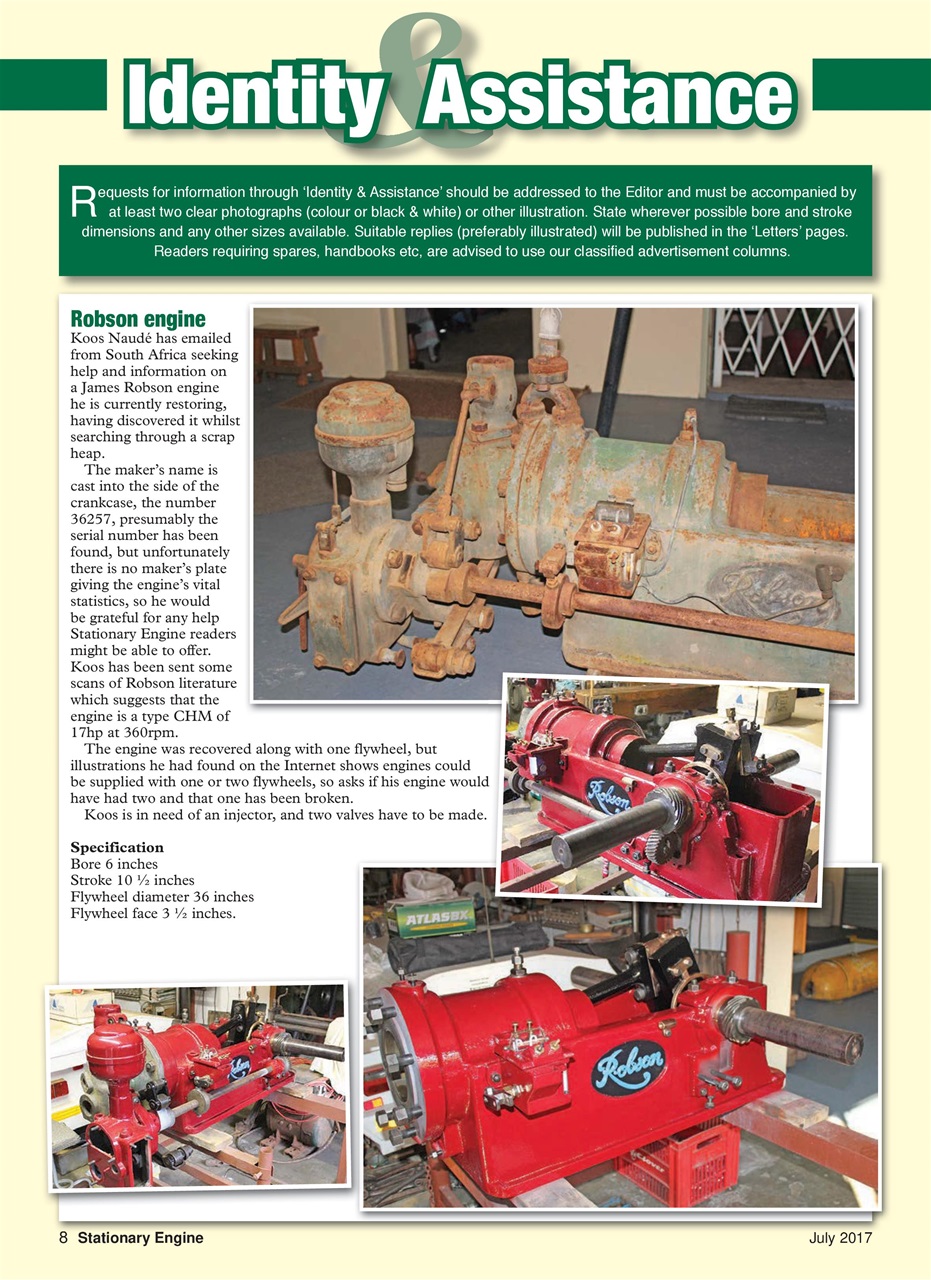 Stationary Engine Preview Pages