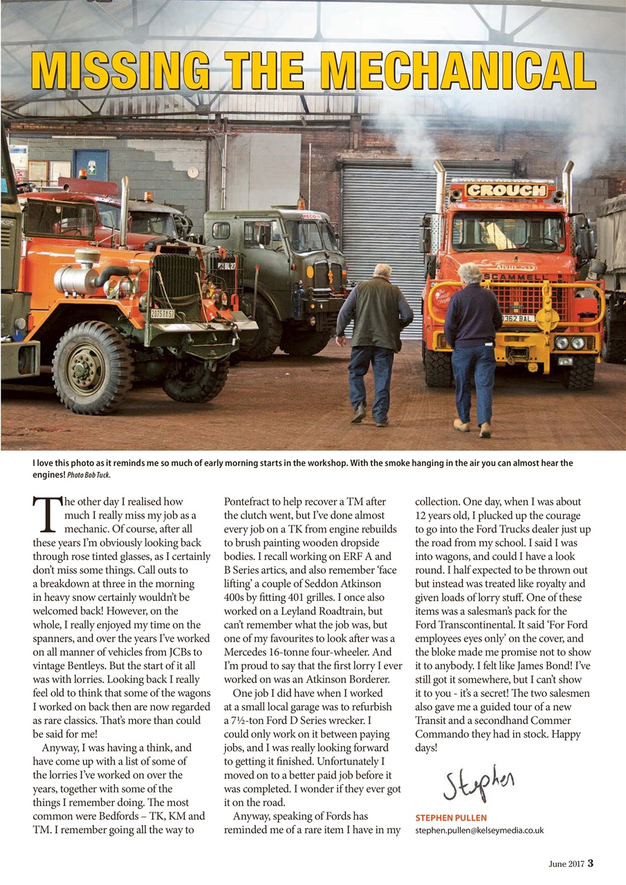 Heritage Commercials Magazine Preview Pages