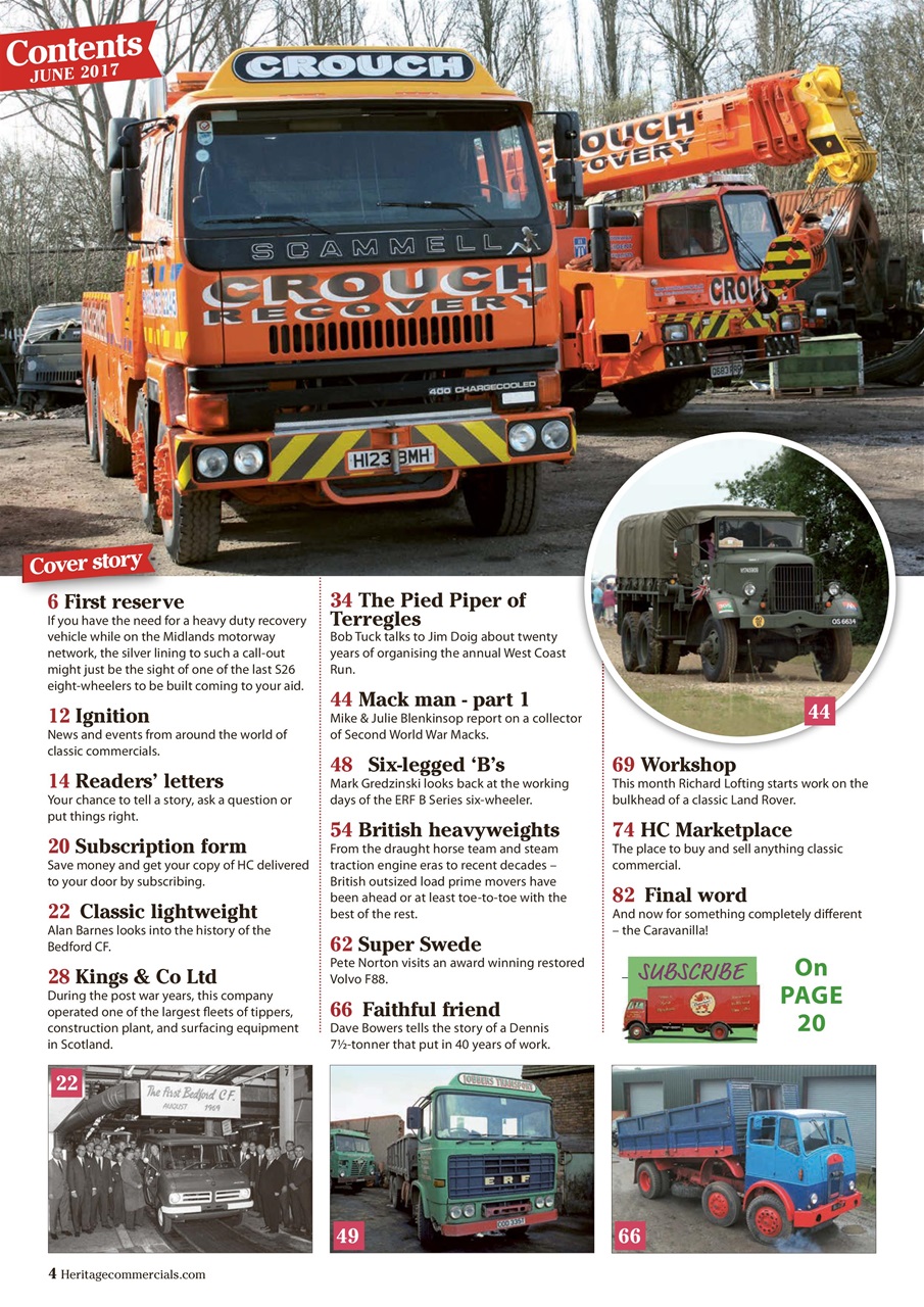 Heritage Commercials Magazine Preview Pages