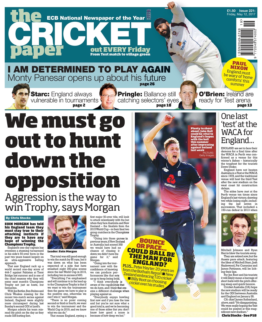 The Cricket Paper Preview Pages