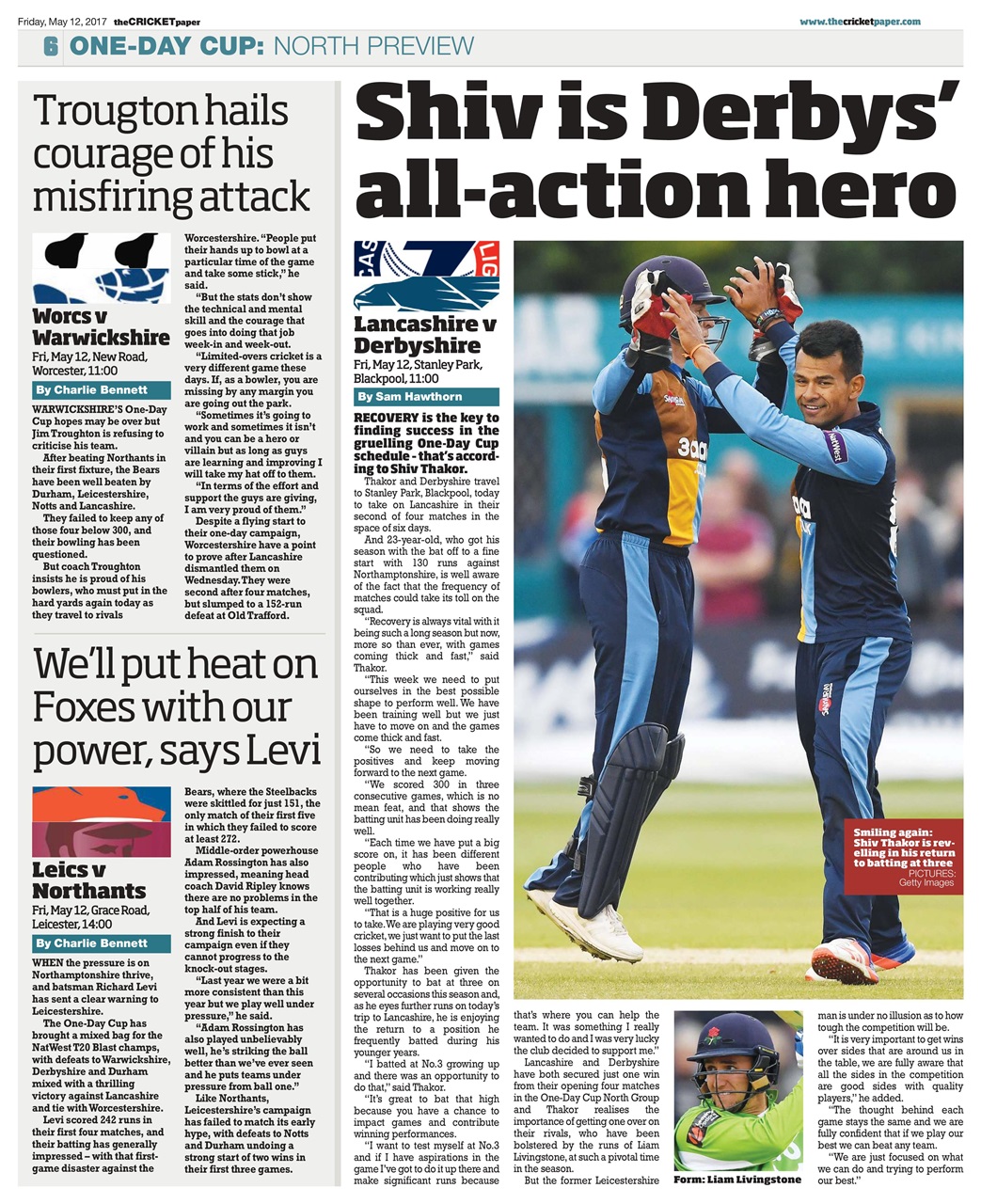 The Cricket Paper Preview Pages