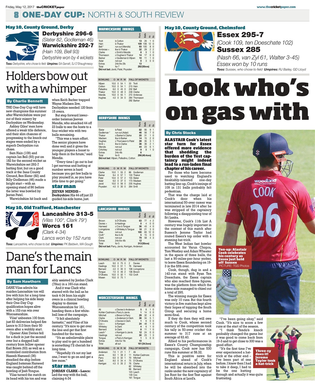 The Cricket Paper Preview Pages