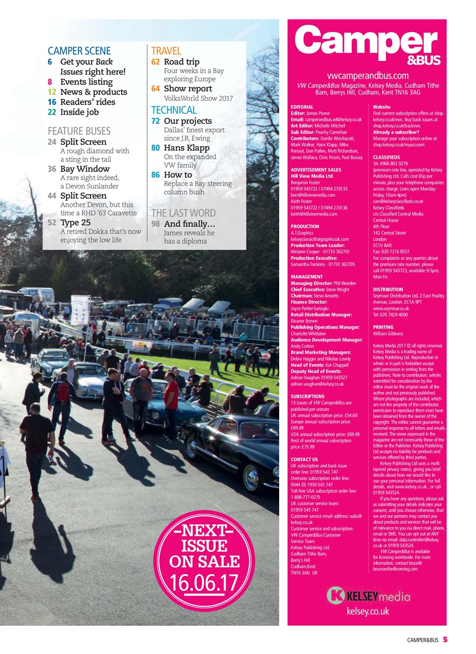 VW Camper Preview Pages