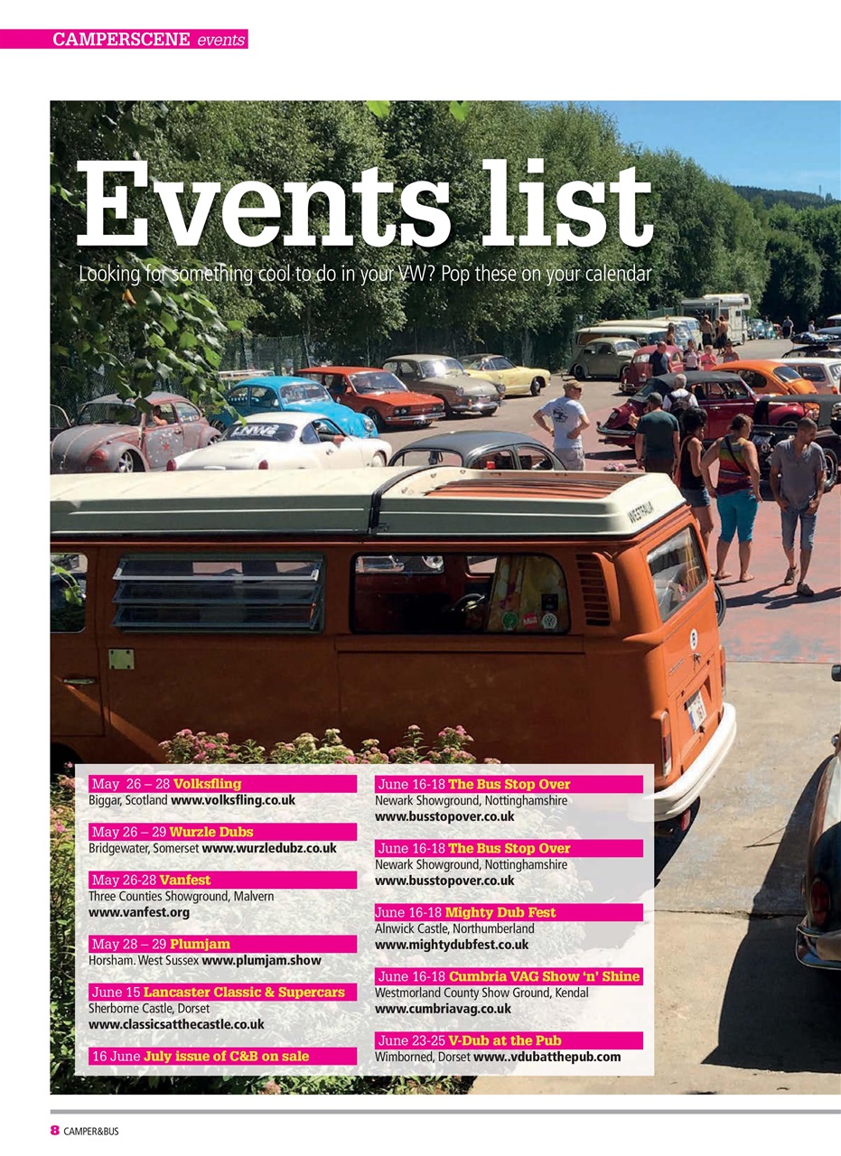 VW Camper Preview Pages