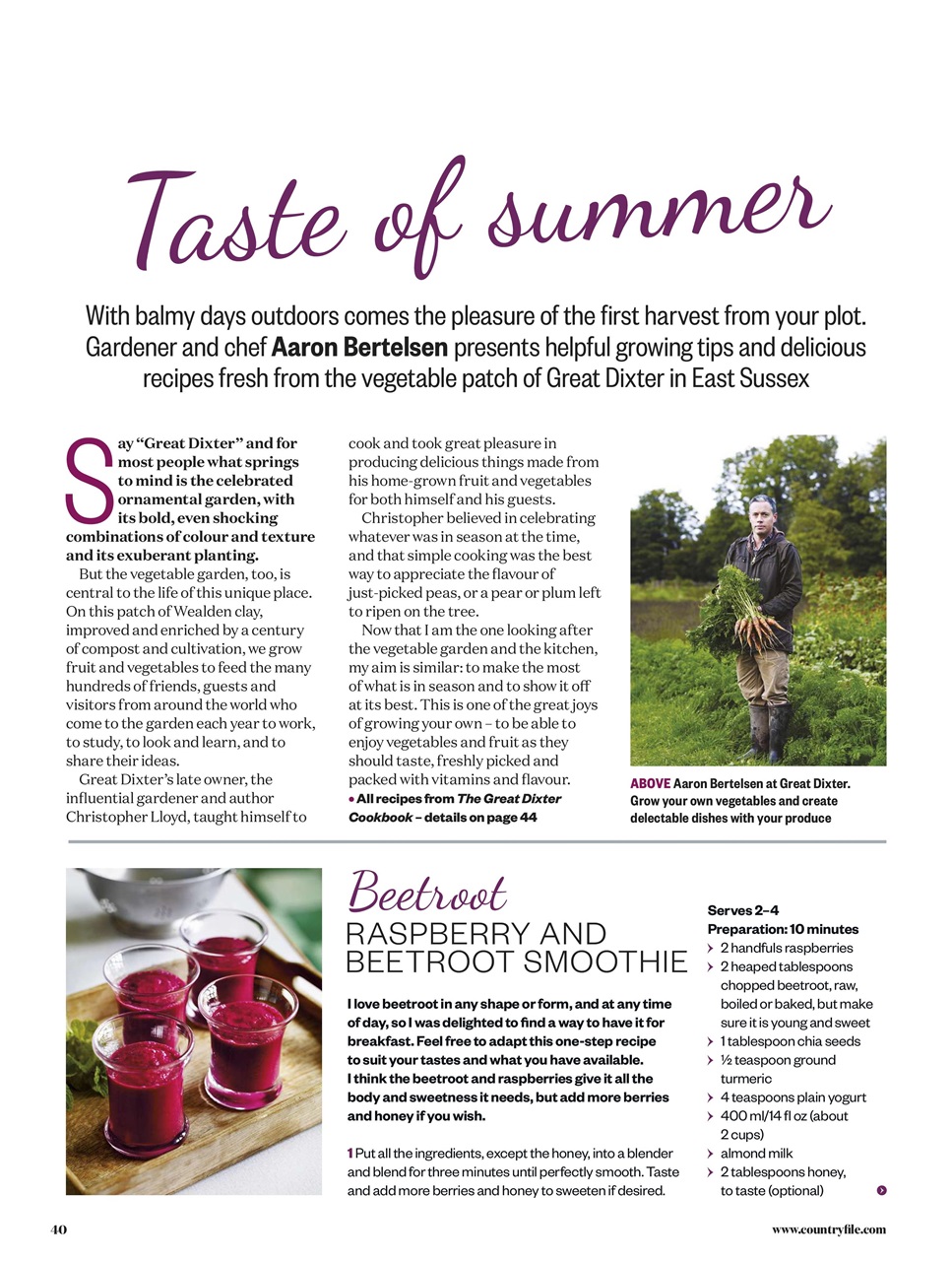 BBC Countryfile Magazine Preview Pages