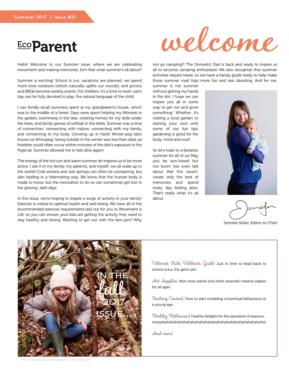 Ecoparent Magazine Preview Pages
