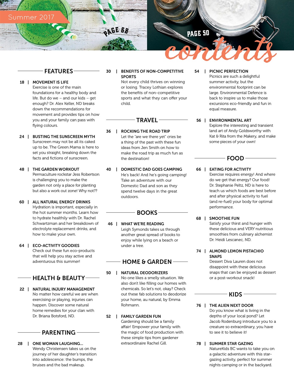 Ecoparent Magazine Preview Pages