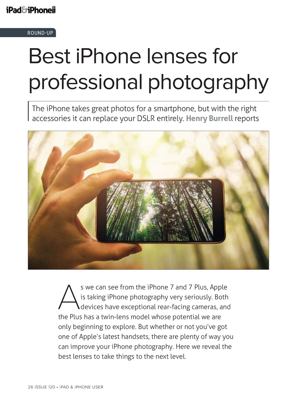 iPad and iPhone User Preview Pages