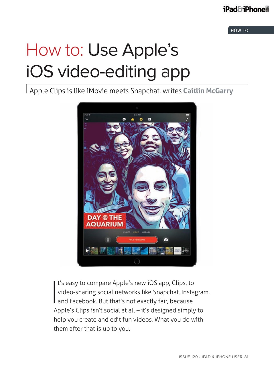 iPad and iPhone User Preview Pages