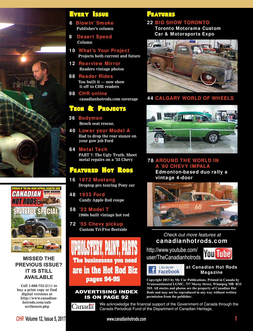 Canadian Hot Rods Preview Pages