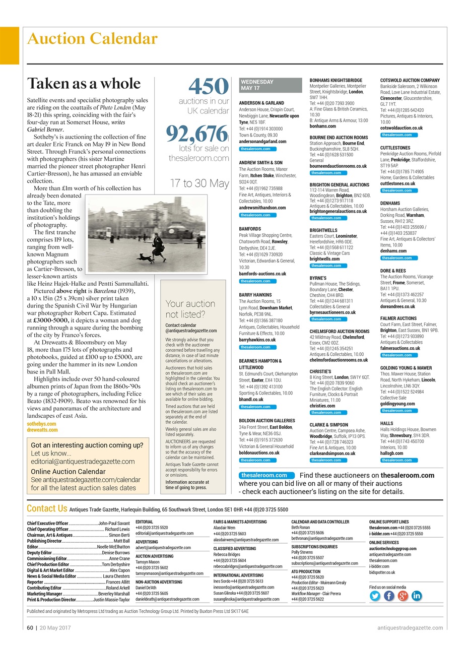 Antiques Trade Gazette Preview Pages