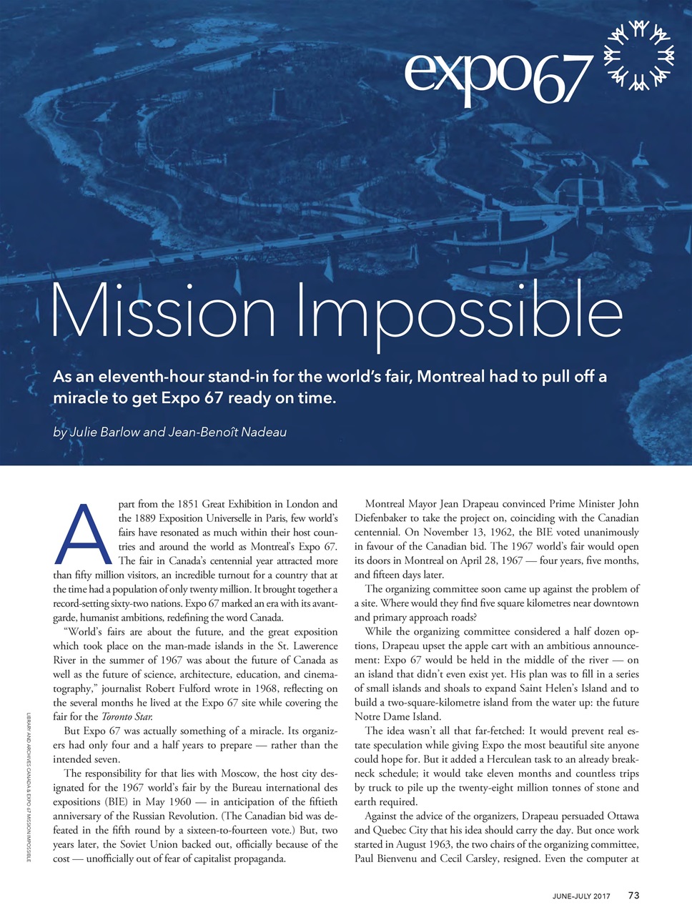 Canada's History Preview Pages