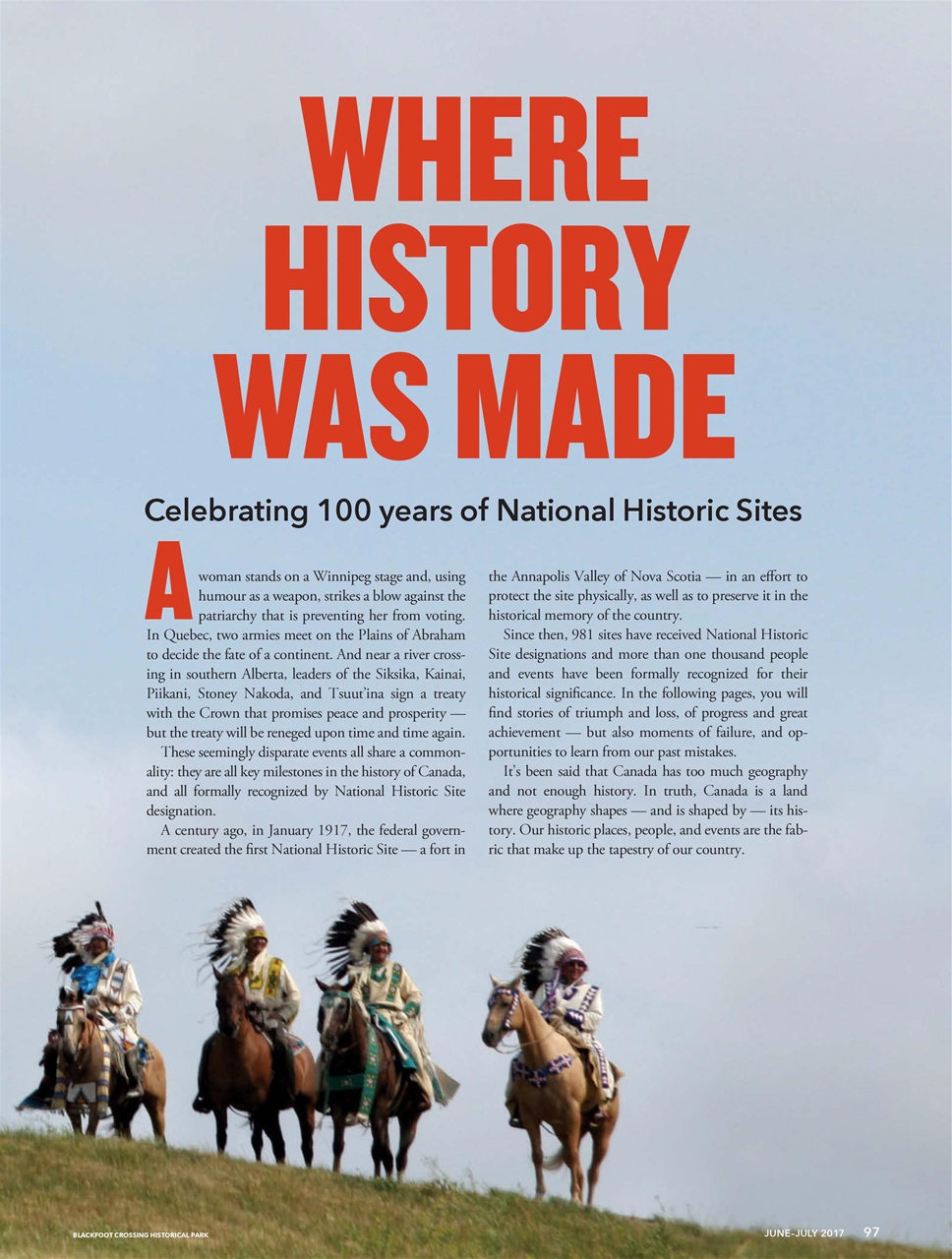 Canada's History Preview Pages