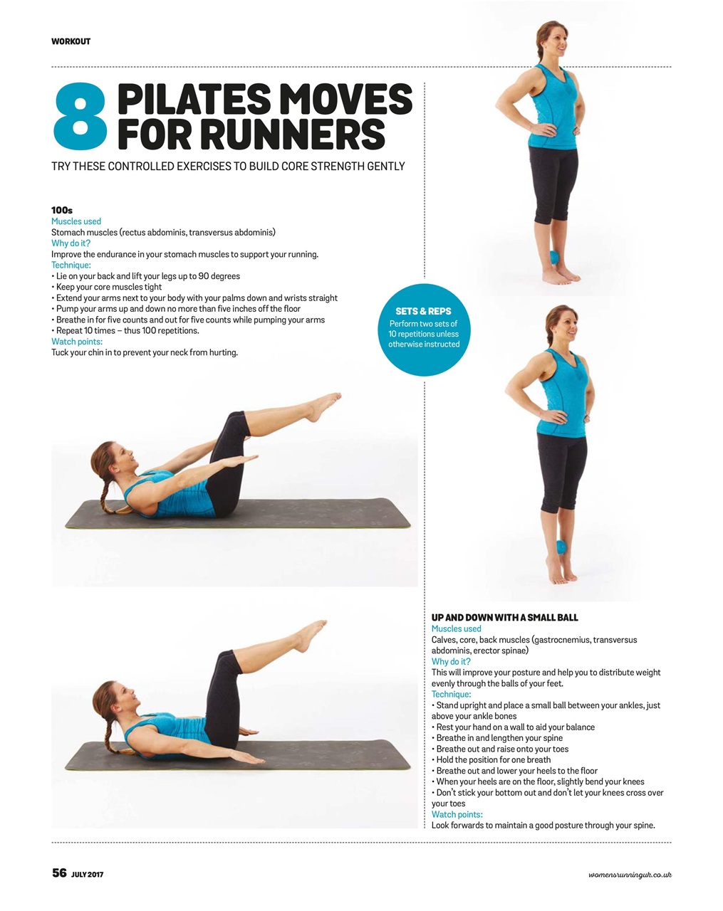 Women’s Running Preview Pages
