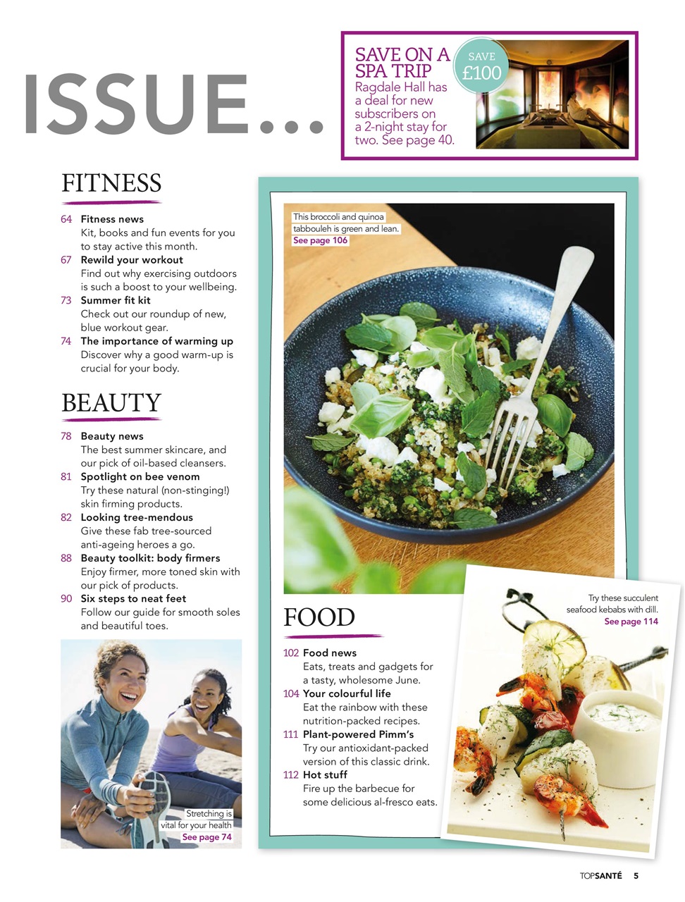 Top Sante Preview Pages