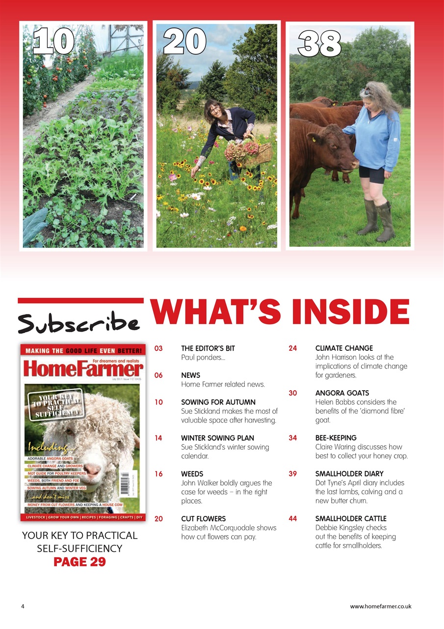 Home Farmer Magazine Preview Pages