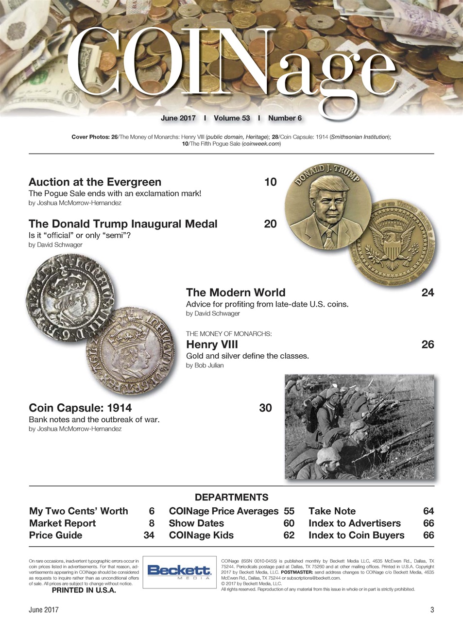 COINage Magazine Preview Pages