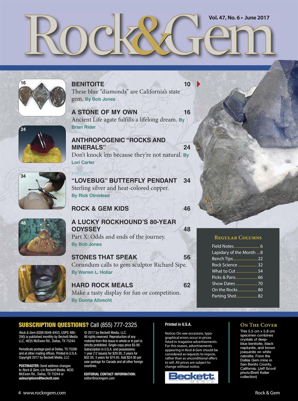 Rock&Gem Magazine Preview Pages