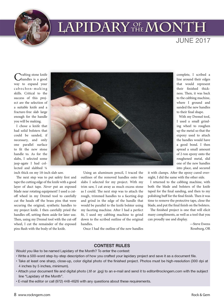 Rock&Gem Magazine Preview Pages