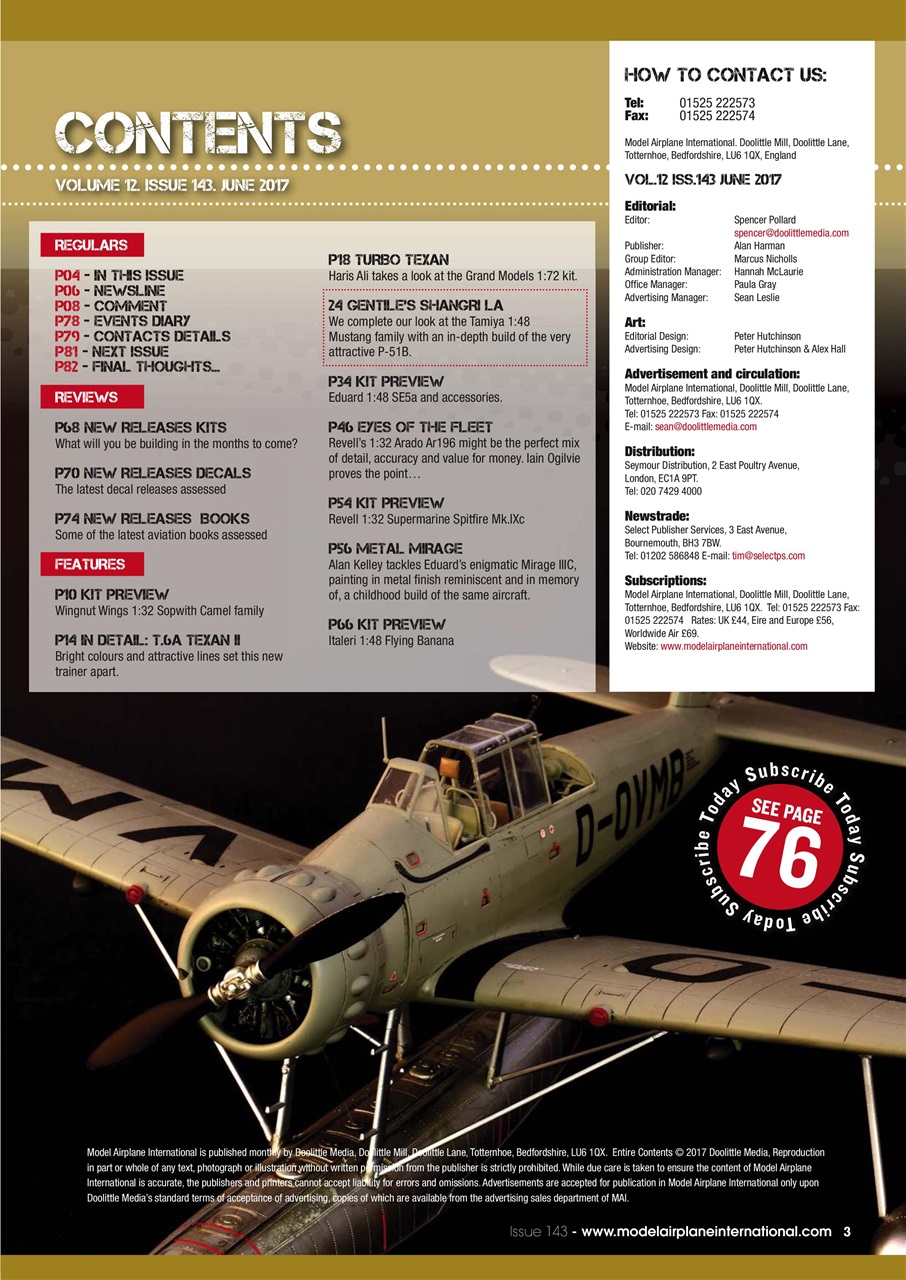 Model Airplane International Preview Pages