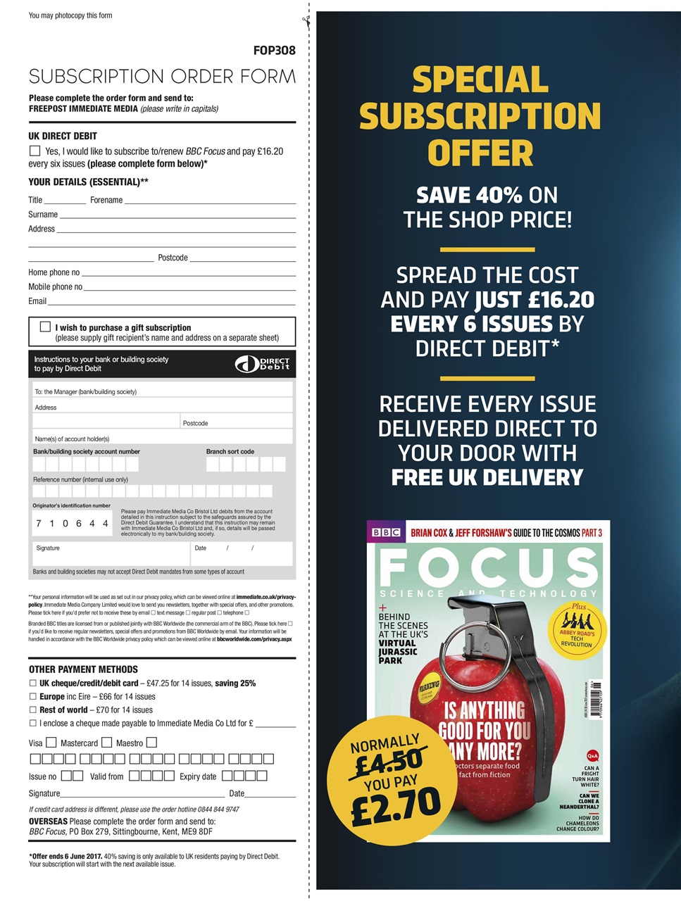 BBC Science Focus Magazine Preview Pages