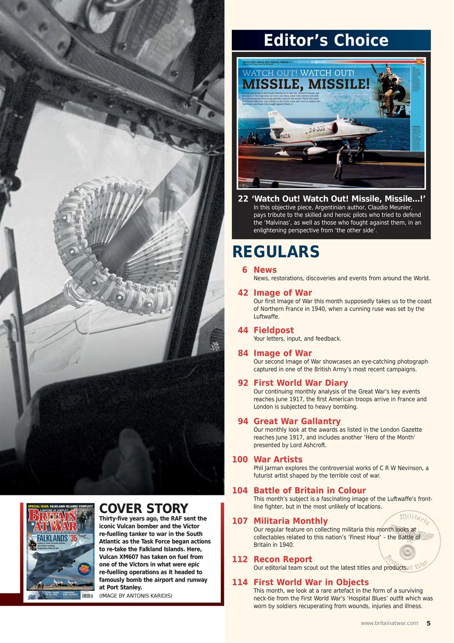 Britain at War Magazine Preview Pages