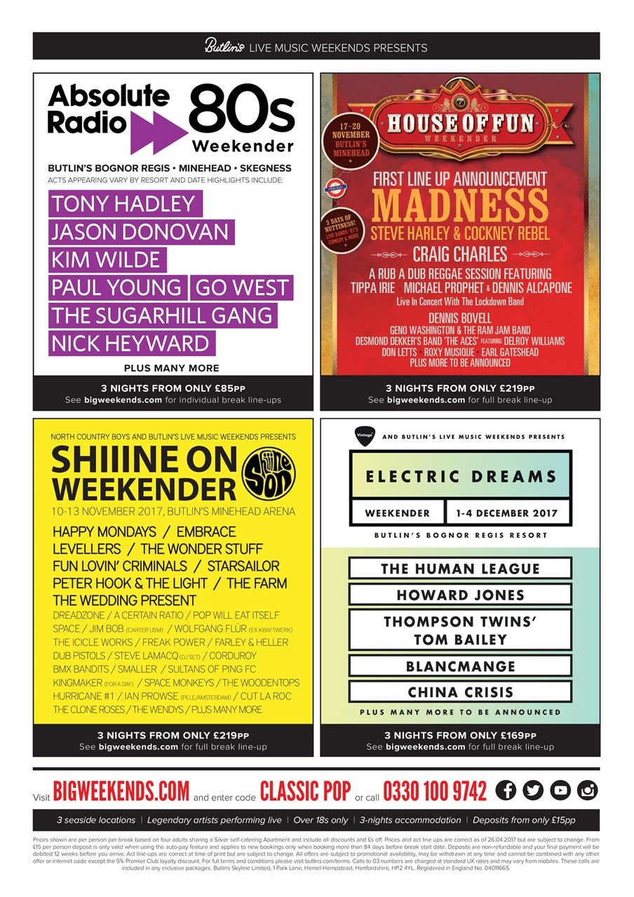 Classic Pop Preview Pages