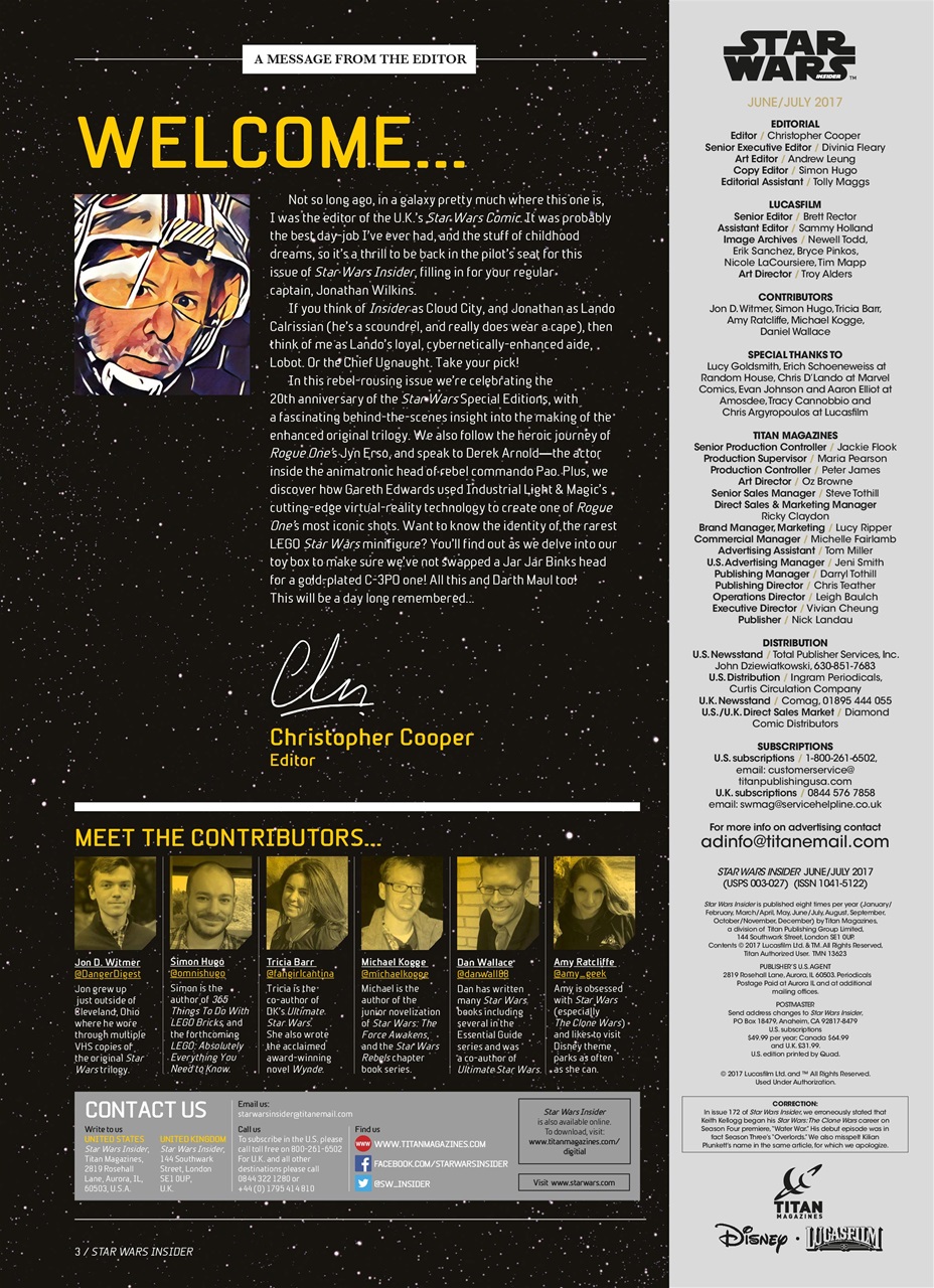 Star Wars Insider Preview Pages