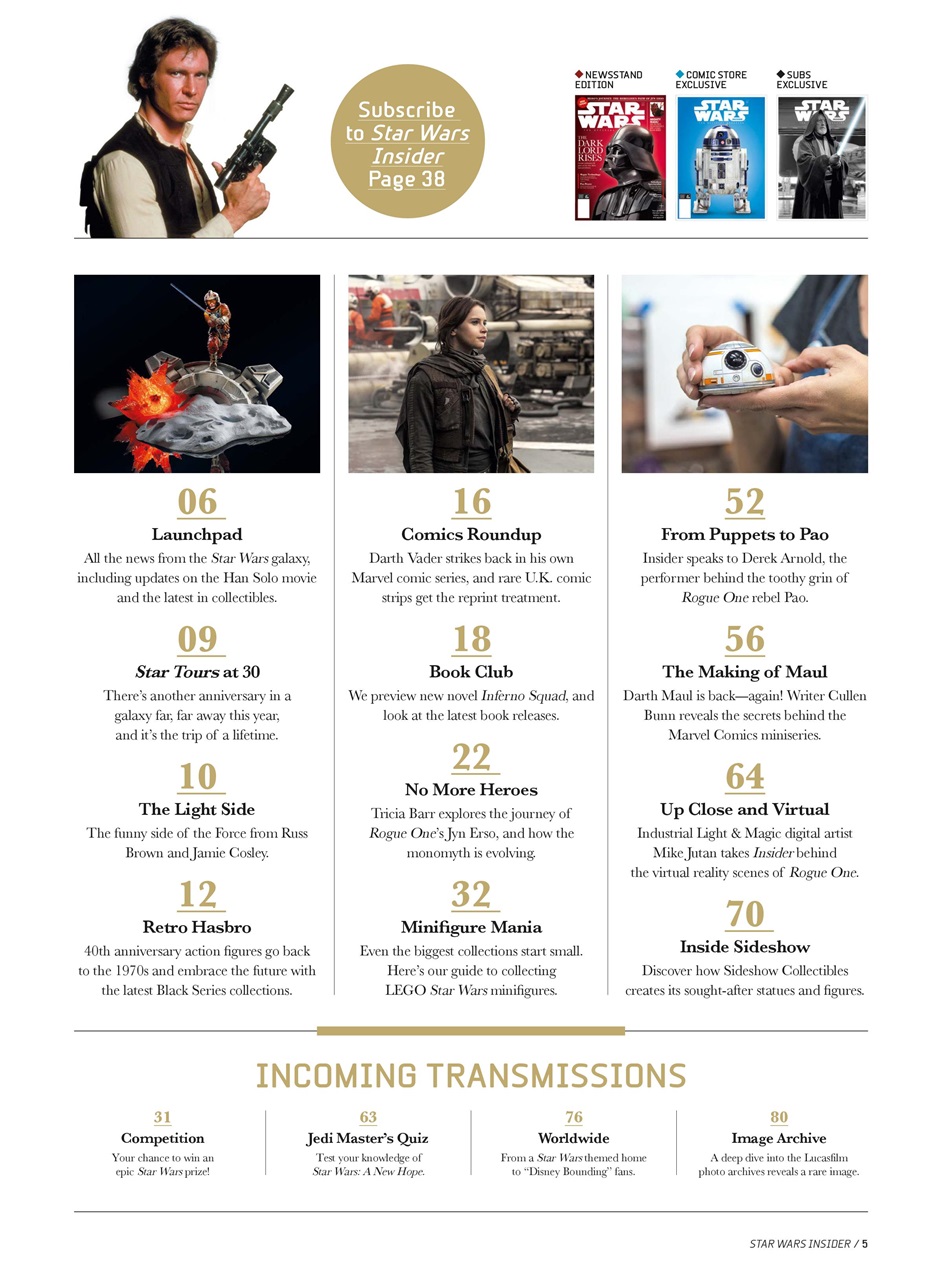 Star Wars Insider Preview Pages