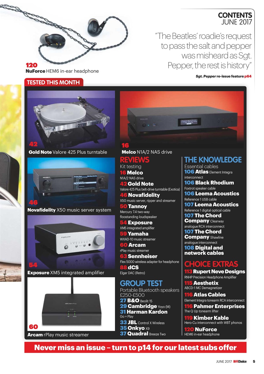 Hi-Fi Choice Preview Pages