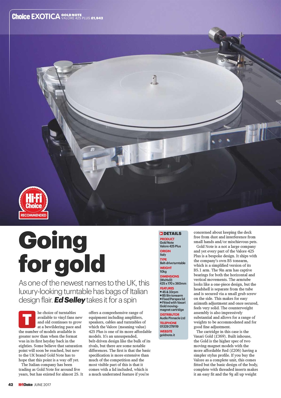 Hi-Fi Choice Preview Pages