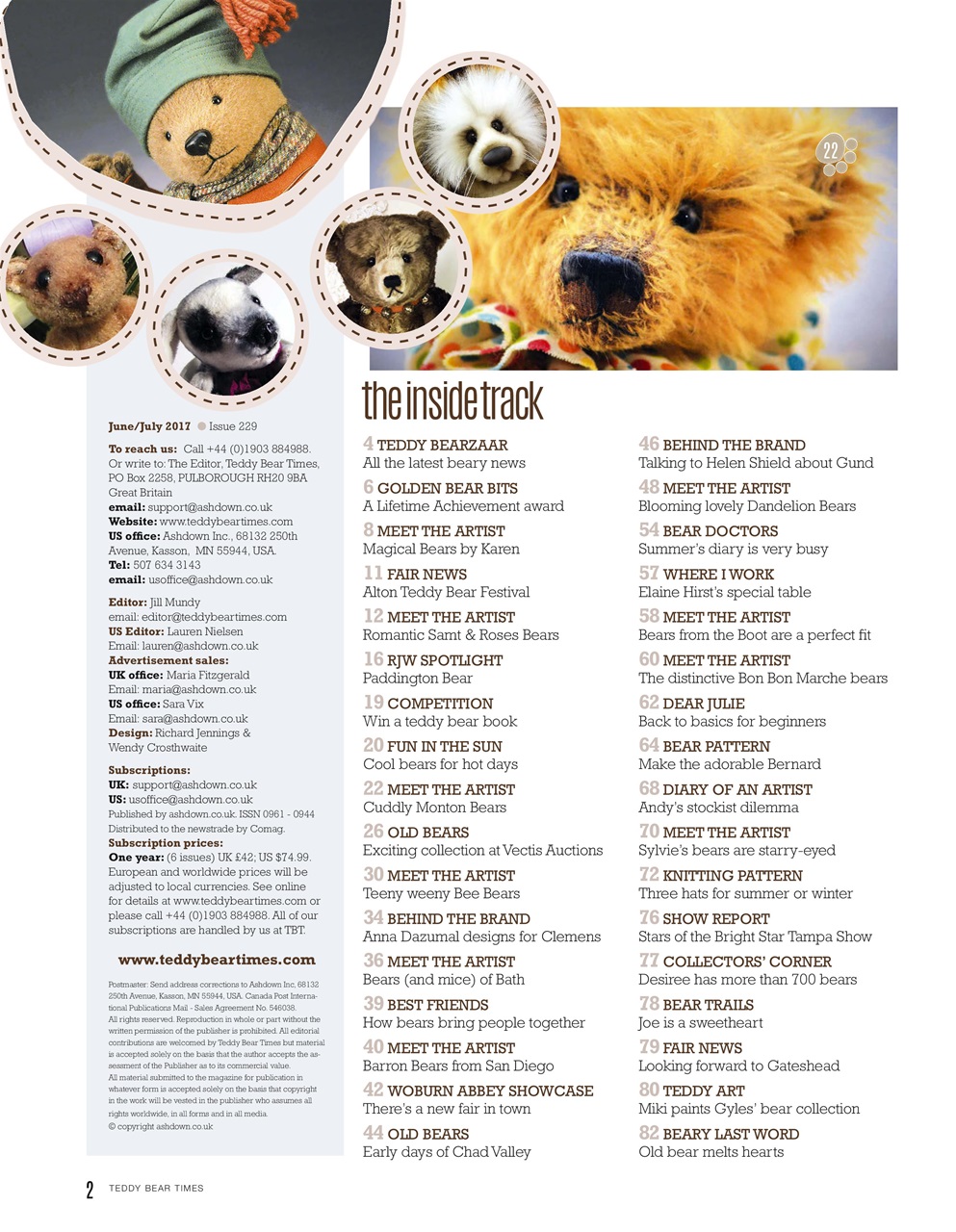 Teddy Bear Times Preview Pages