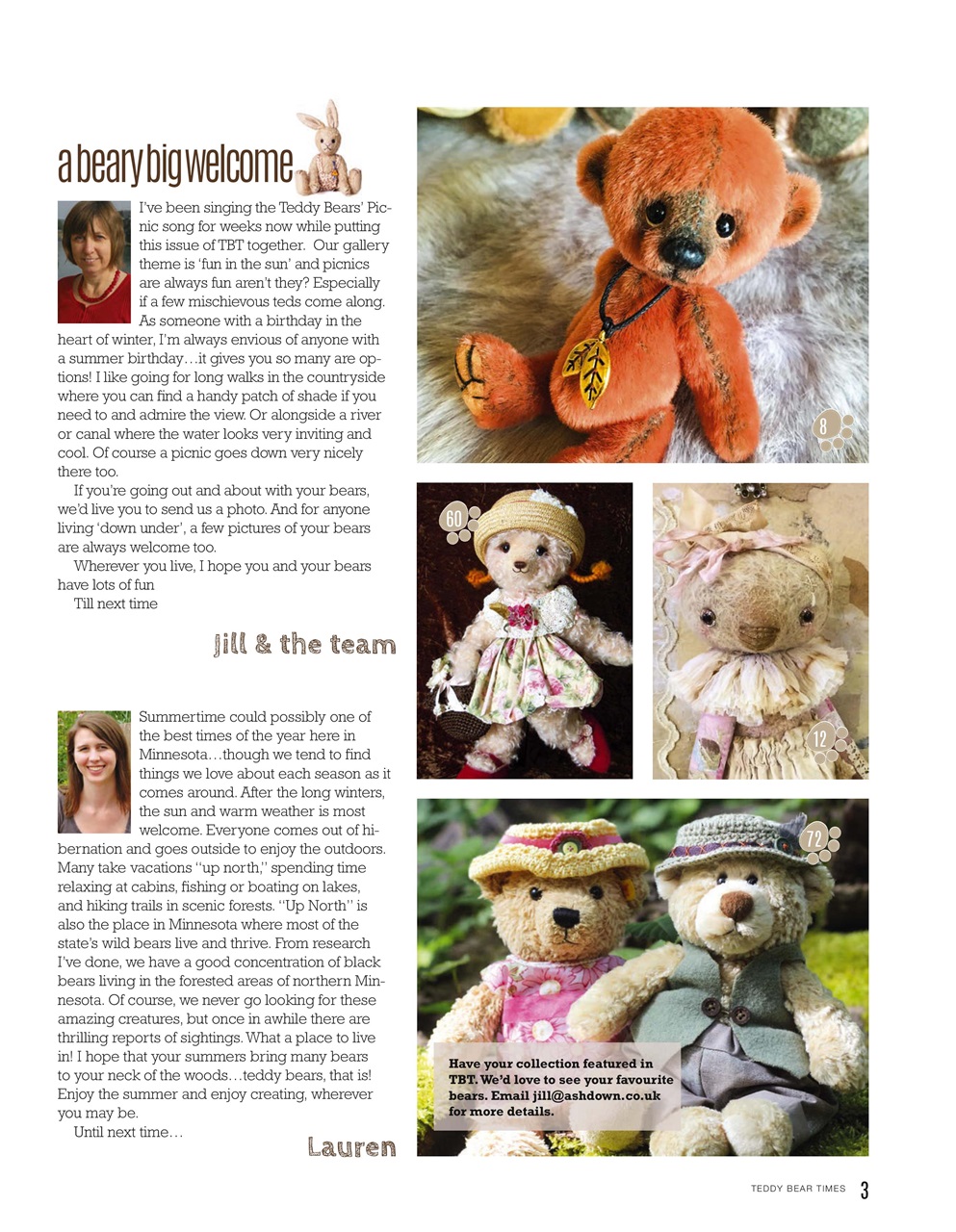 Teddy Bear Times Preview Pages