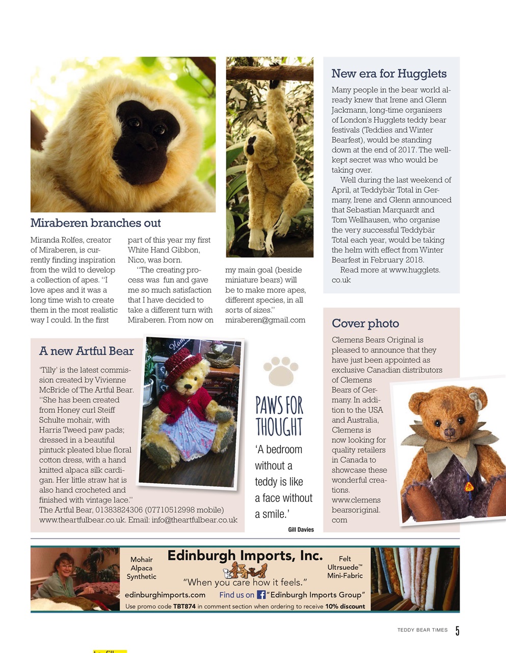 Teddy Bear Times Preview Pages