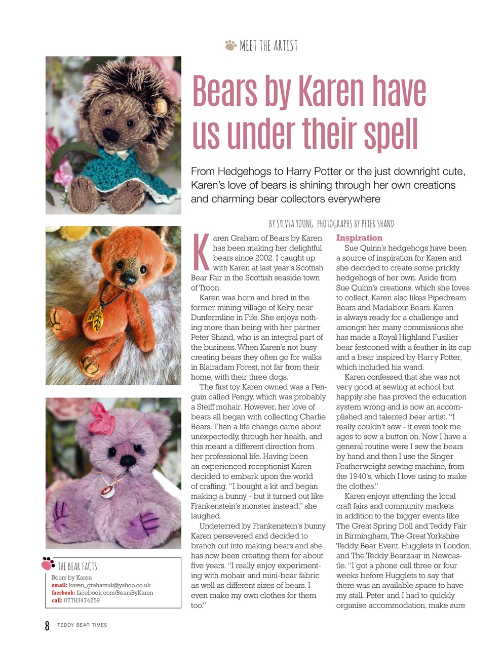 Teddy Bear Times Preview Pages