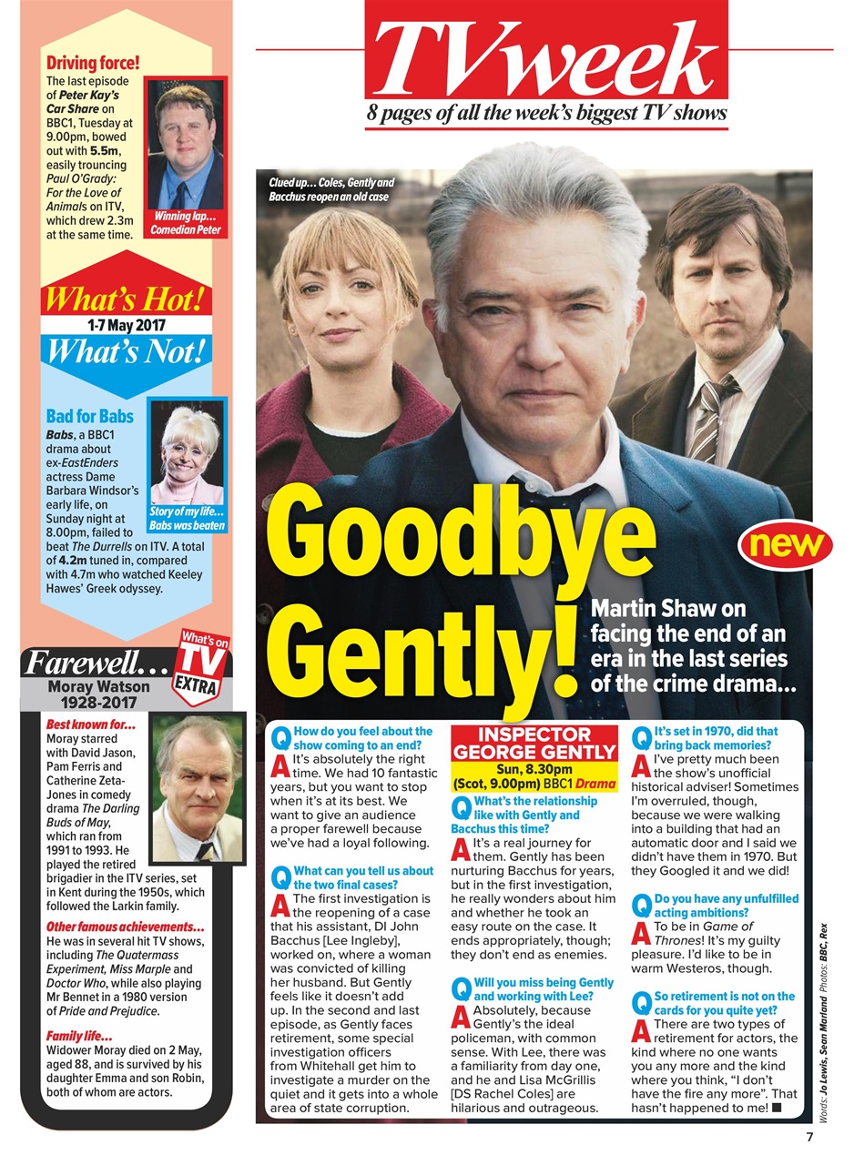 What's on TV Preview Pages