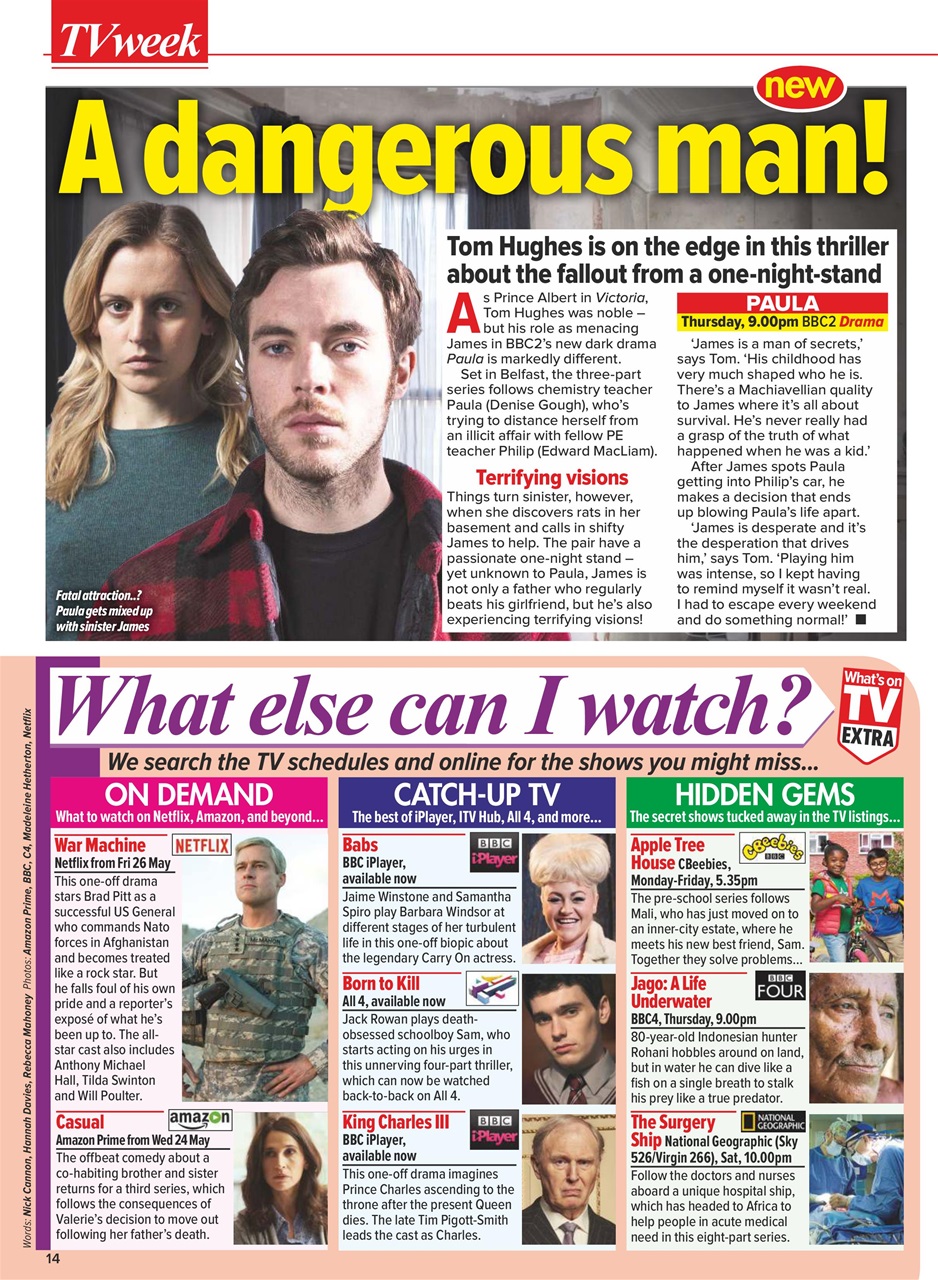 What's on TV Preview Pages