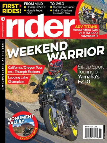 Rider Magazine issue July 2017