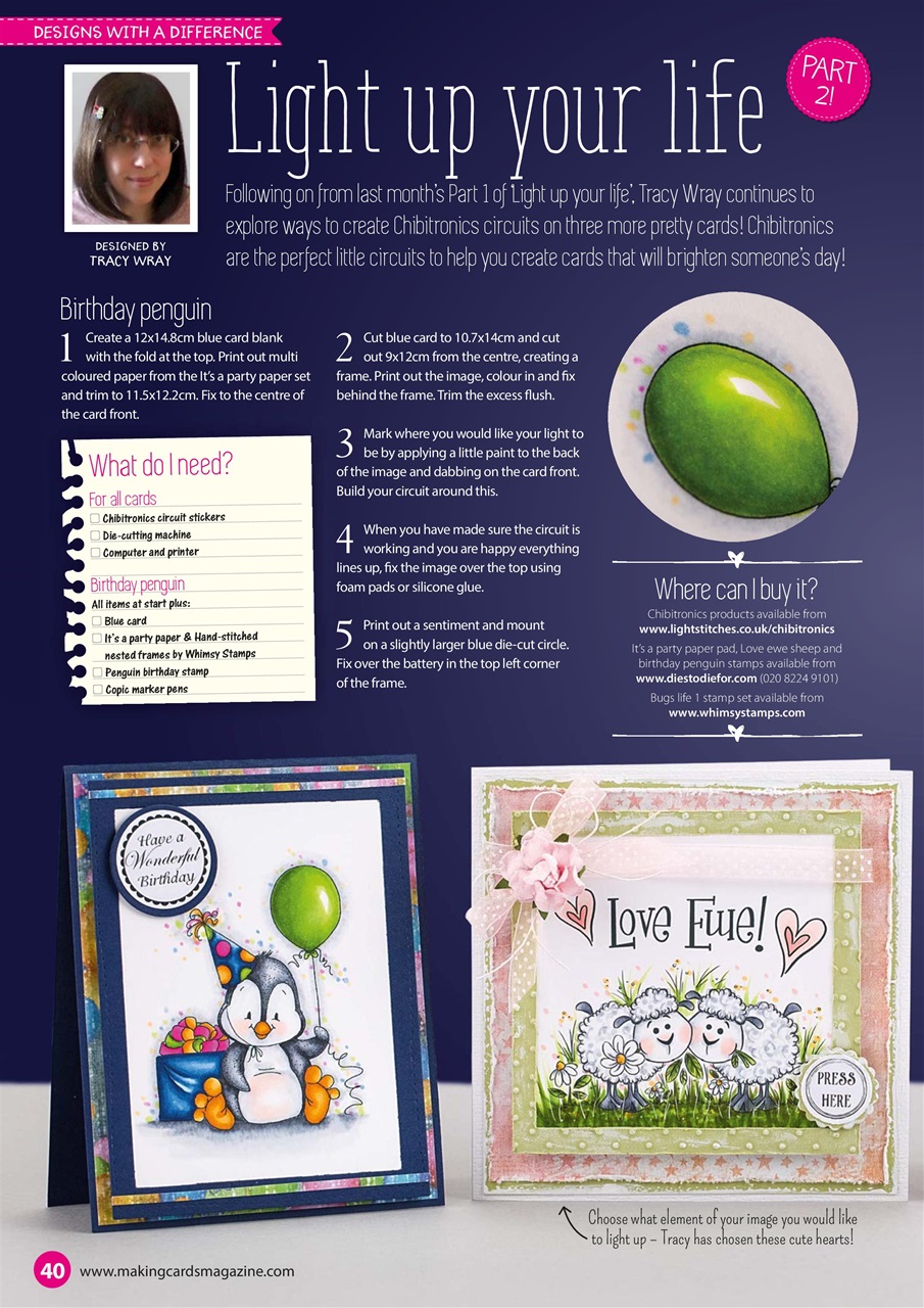 Making Cards & Papercraft Preview Pages