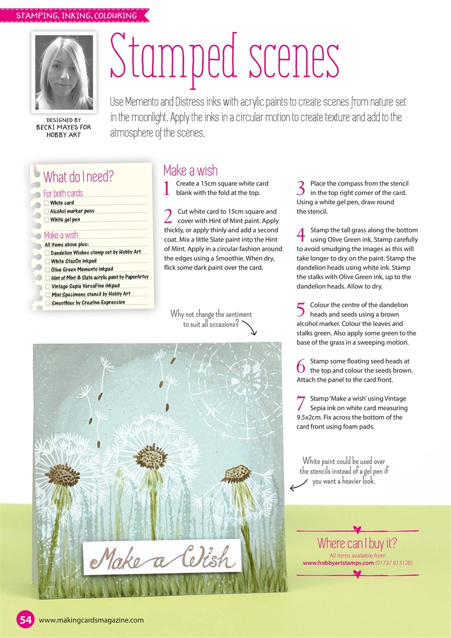 Making Cards & Papercraft Preview Pages