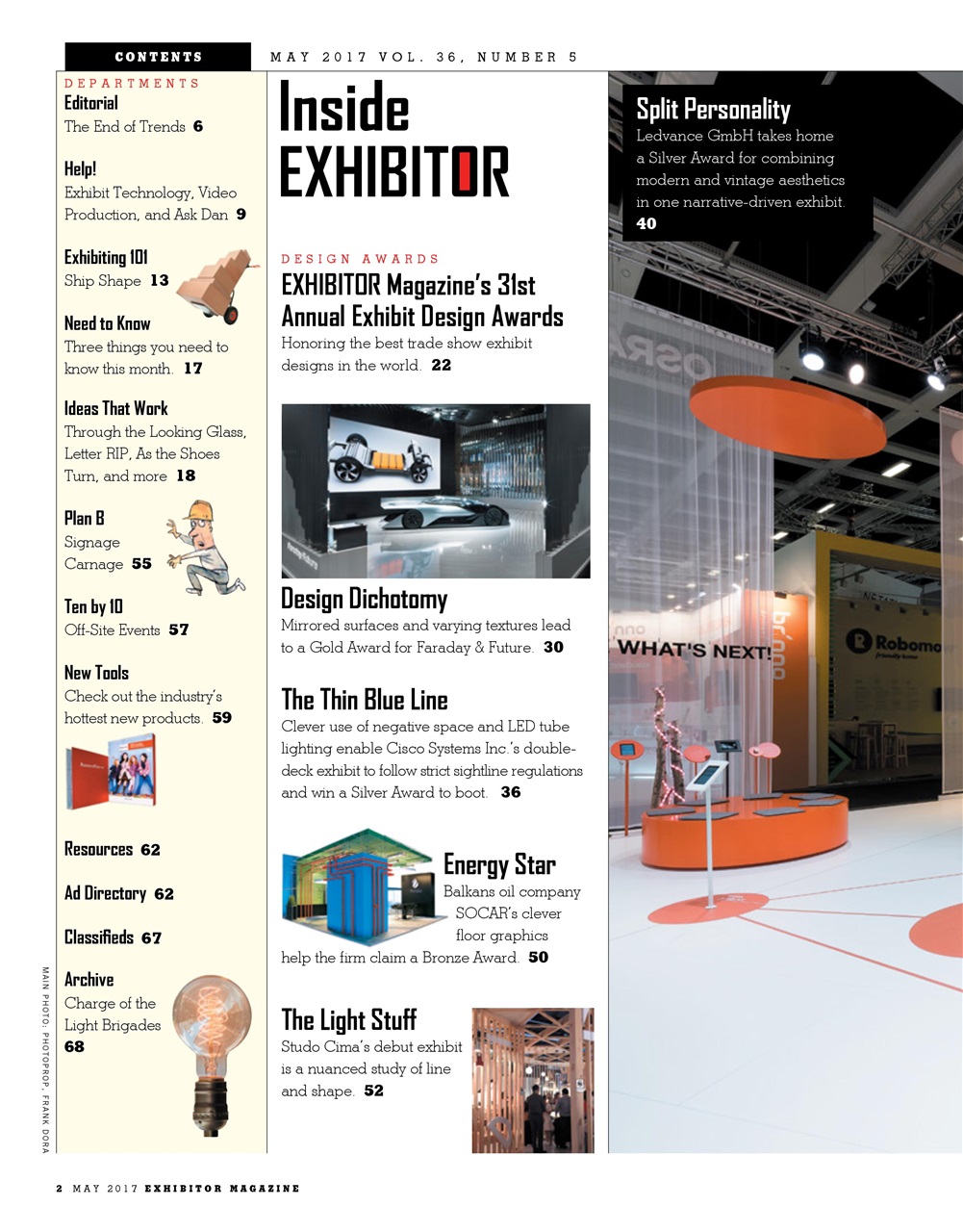 EXHIBITOR Magazine Preview Pages